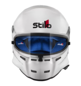 Casque Stilo ST5F Fibre SA20 blanc intérieur bleu