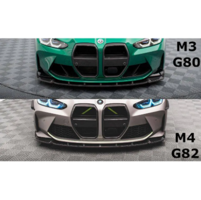 Fibre de Carbone Lame Du Pare-Chocs Avant V.1 BMW M4 G82 / M3 G80