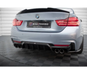 Diffuseur Arrière Complet BMW 4 Coupe / Gran Coupe / Cabrio M-Pack F32 / F36 / F33 (Version avec double échappement des deux côtés)