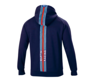 Sweat à capuche Sparco Martini Racing bandes dans le dos