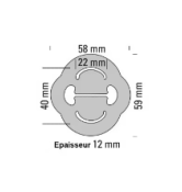 Silentbloc Echappement 220°C POWERSPRINT 909918