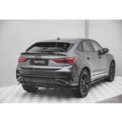 Central Arriere Splitter (avec une barre verticale) Audi Q3 Sportback S-Line 