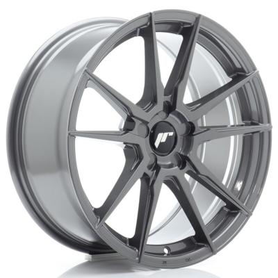 Japan Racing JR-21 18x8" (5 trous - sur mesure) ET20-40, Hyper Gray