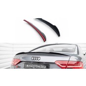 Spoiler Cap Audi S5 / A5 / A5 S-Line 8T / 8T FL Coupe Noir Brillant