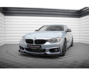 Street Pro Lame Du Pare-Chocs Avant + Flaps BMW 4 Coupe / Grand Coupe / Cabrio M-Pack F32 / F36 / F33