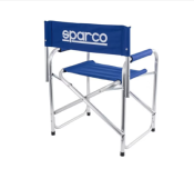 Fauteuil pliable bleu Sparco