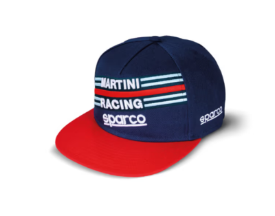 Casquette visière plate Sparco Martini Racing