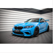 Street Pro Lame Du Pare-Chocs Avant V.1 + Flaps BMW M2 Compétition F87