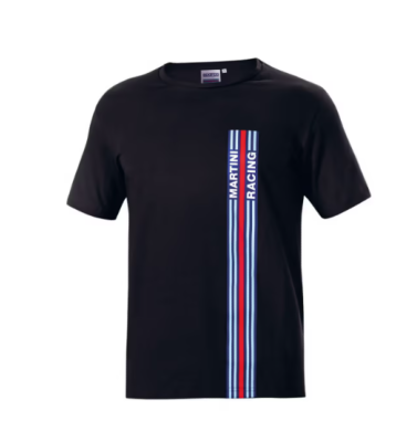 T-shirt Sparco Martini Racing avec bande