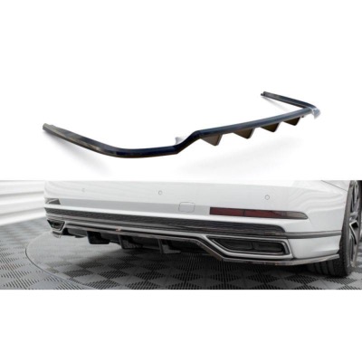 Central Arriere Splitter (avec une barre verticale) Audi A8 S-Line D5