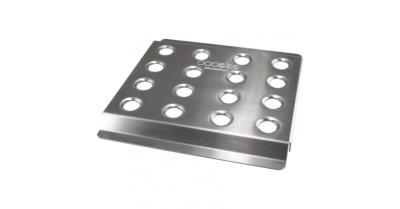 Repose-pieds Pilote Aluminium Plat OBP