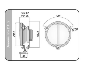 Optique sur rotule longue portée GT2I Race & Safety 152MM