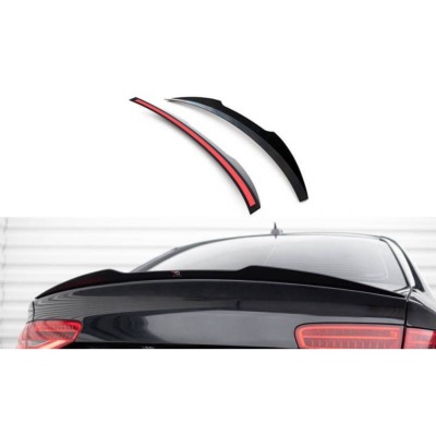 Spoiler Cap Audi S4 B8 FL Sedan Noir Brillant