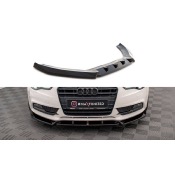 Lame Du Pare-Chocs Avant V.1 Audi A5 Coupe / Sportback 8T Facelift Noir Brillant