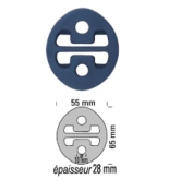 Silentbloc Echappement 220°C POWERSPRINT 909919