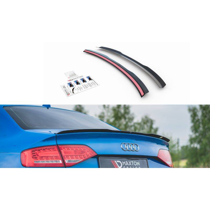 Spoiler Cap Audi A4 / A4 S-Line B8 / B8 FL Sedan Noir Brillant