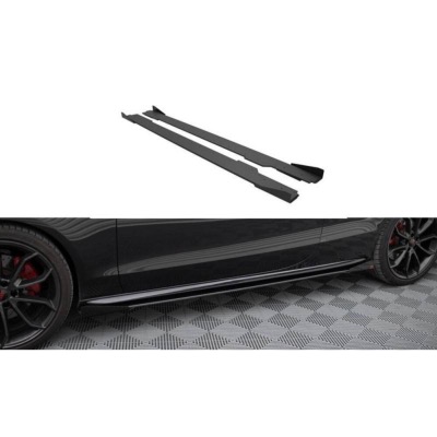 Street Pro Rajouts Des Bas De Caisse + Flaps Audi A5 / A5 S-Line / S5 Coupe / Cabrio 8T / 8T Facelift 